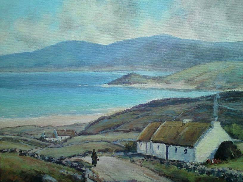 816x612 Ireland Landscape Paintings Paintings Ireland Landscape Buy - Ireland Painting