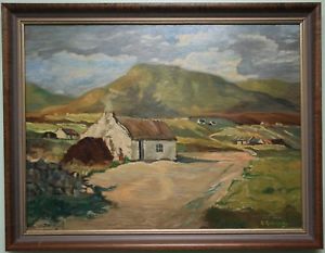 300x233 Irish Art Original Oil Painting Donegal, Ireland By Irish Artist - Ireland Painting