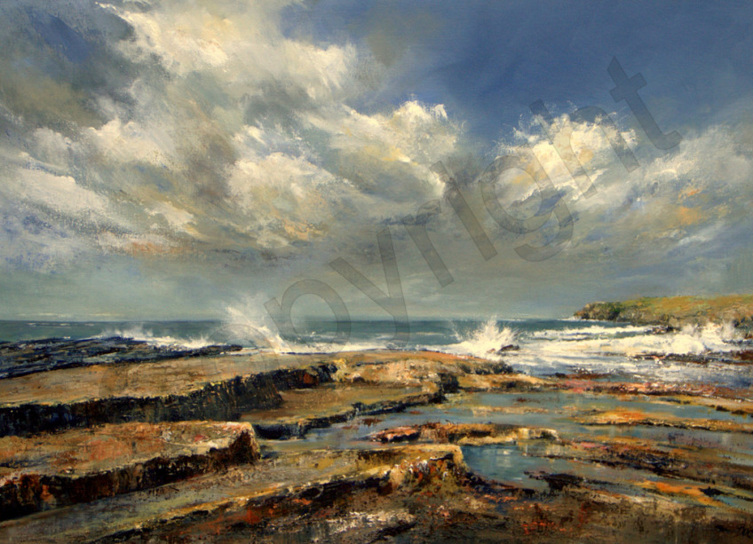 848x613 Brenda O'Connor Irish Paintings Seascape Painting - Ireland Painting