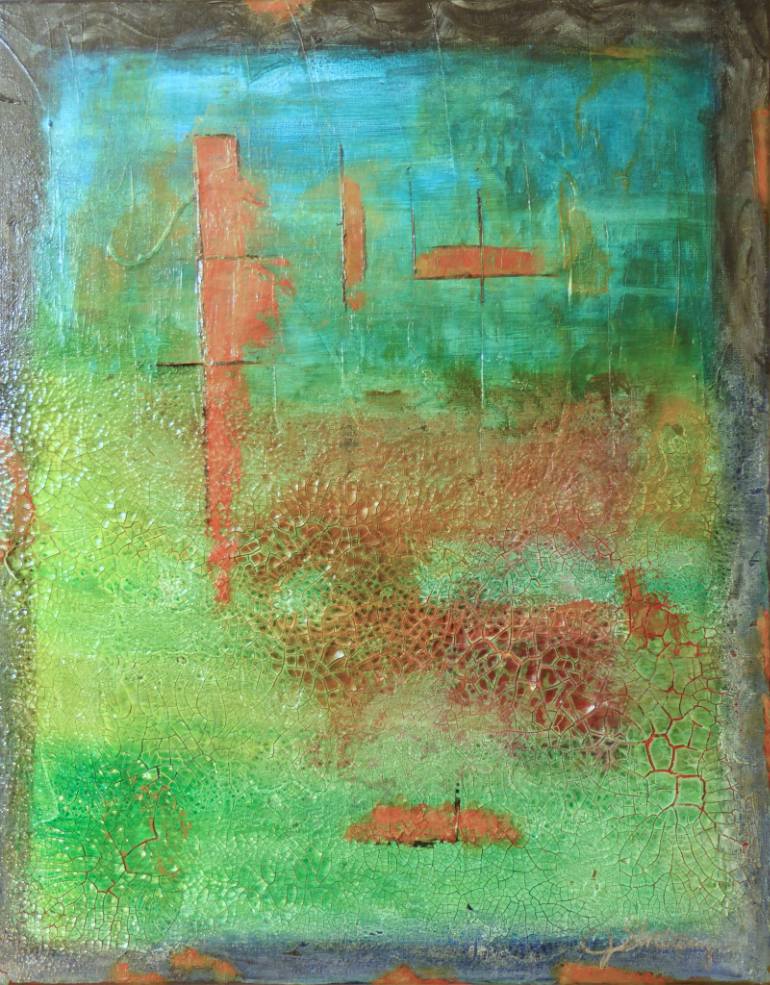 770x985 Saatchi Art Iridescent Abstract Painting By Janet Stottlemyer - Iridescent Painting