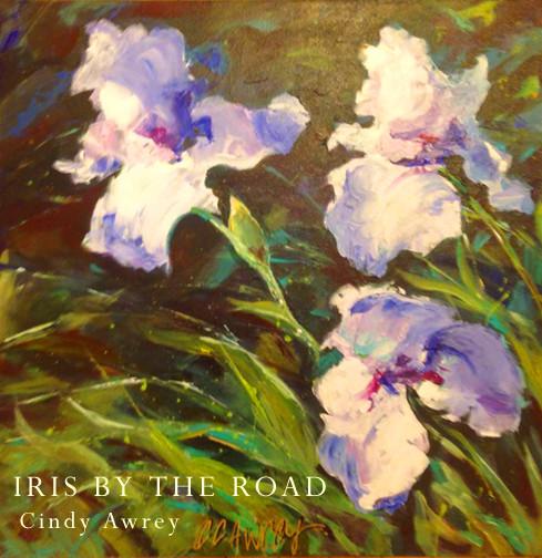 489x504 Iris By The Road Oil Painting Lake Effect Gallery - Iris Oil Painting