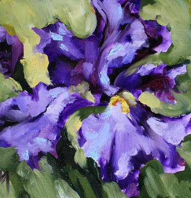 Iris Oil Painting at PaintingValley.com | Explore collection of Iris ...