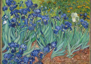 300x210 Vincent Van Gogh Irises Painting Irisesvincent Van Gogh, Detailed - Irises Painting