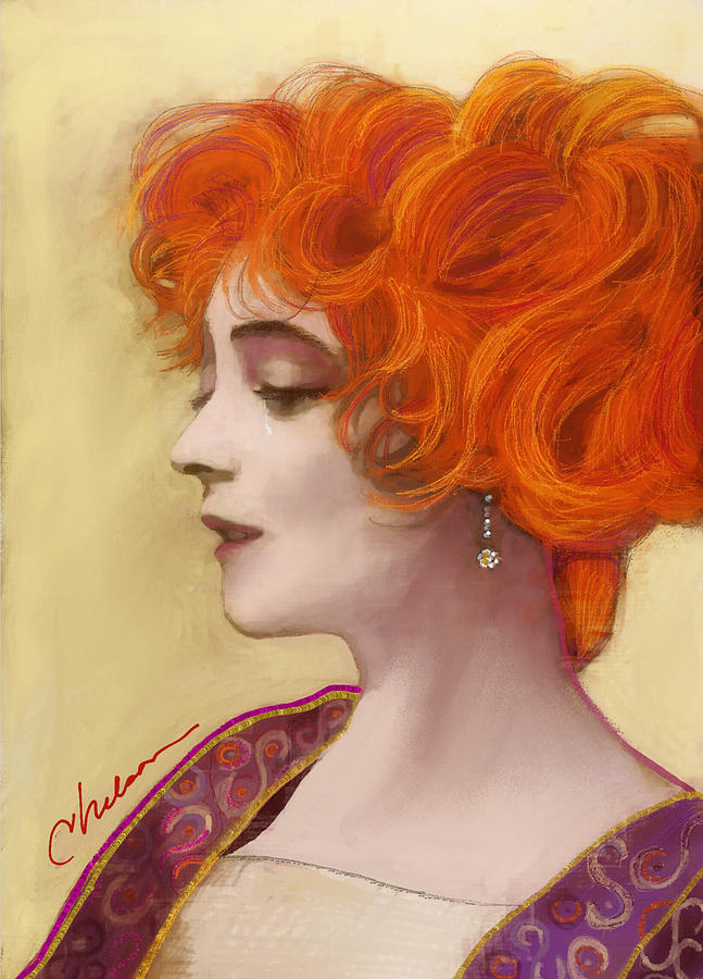 647x900 Irish Girl, Sad Song Painting By Craig Nelson - Irish Girl Painting