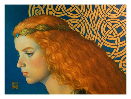 516x393 Irish Girl - Irish Girl Painting