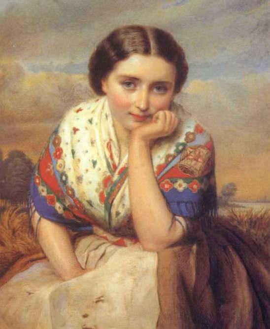 548x667 Irish Paintings - Irish Girl Painting