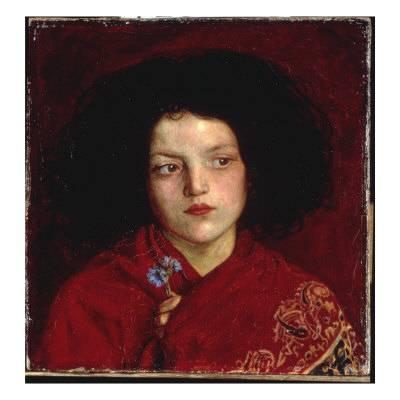 400x400 The Irish Girl, 1860 Giclee Print By Ford Madox Brown - Irish Girl Painting