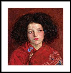 241x250 The Irish Girl, Ford Madox Brown, 1821 1893 Painting By Litz - Irish Girl Painting