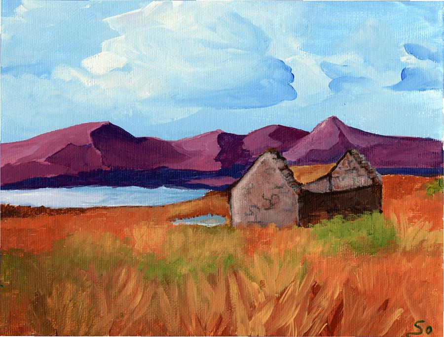 900x684 Irish Landscape Painting By Susan Odom - Irish Landscape Painting