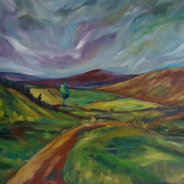 600x600 On The Wicklow Way Sold Niki Purcell - Irish Landscape Painting