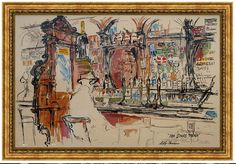 236x164 Irish Horseshoe C.1850, Galway, Ireland - Irish Pub Painting