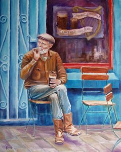 239x300 Irish Pub Paintings - Irish Pub Painting