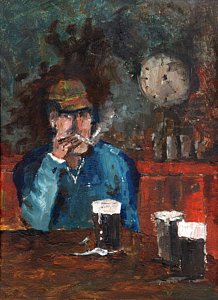 218x300 Irish Pub Paintings Fine Art America - Irish Pub Painting