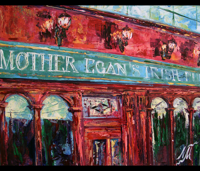 700x600 Mother Egan's Irish Pub - Irish Pub Painting