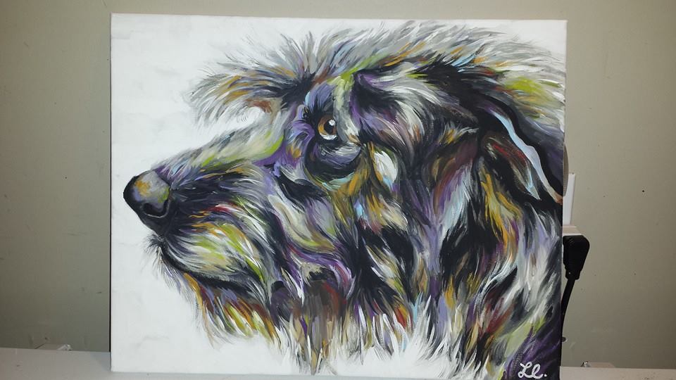 960x540 Irish Wolfhound Painting By Drawingmaster1 - Irish Wolfhound Painting