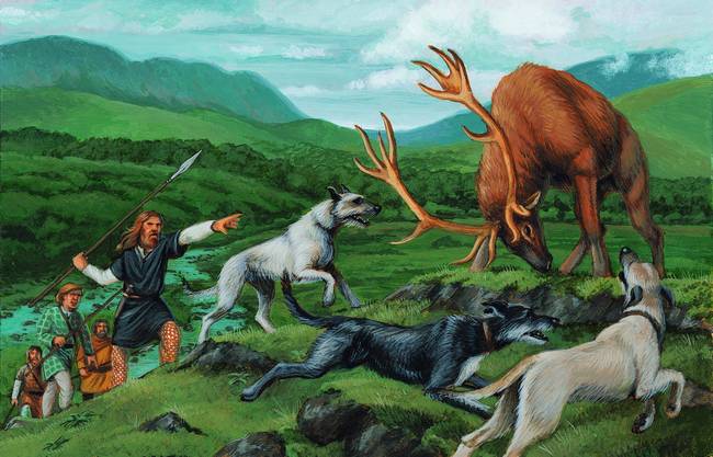 650x417 Stunning Irish Wolfhound Painting Reproductions For Sale On Fine - Irish Wolfhound Painting