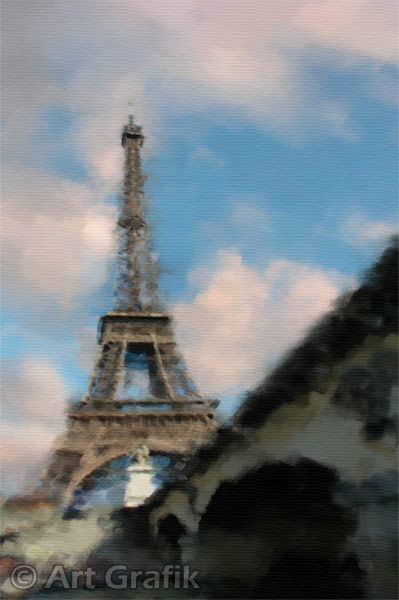 399x600 The Iron Giant. Paris Art - Iron Giant Painting