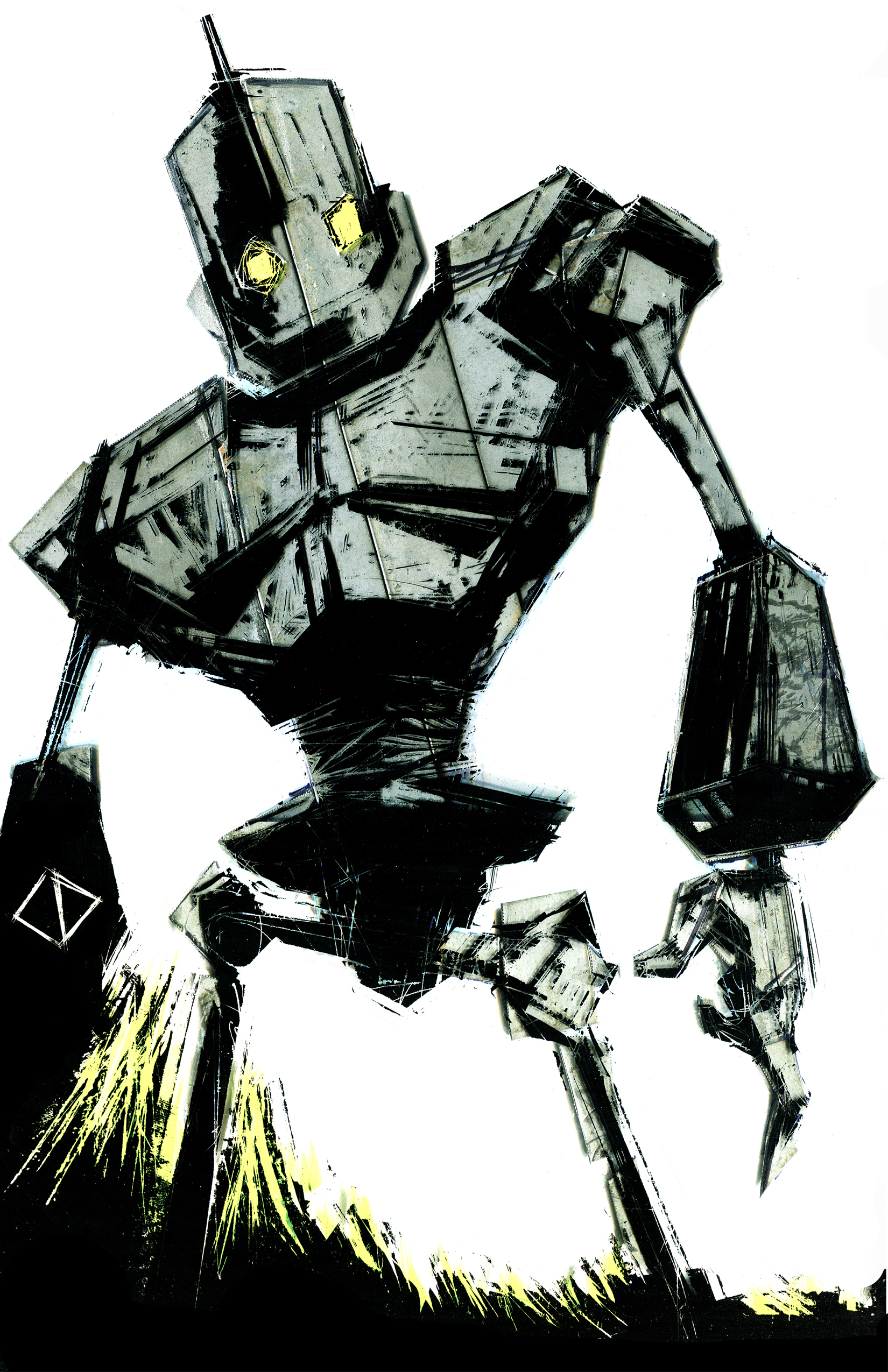 1650x2550 The Art Of Cj Draden Iron Giant Online Store Powered By Storenvy - Iron Giant Painting