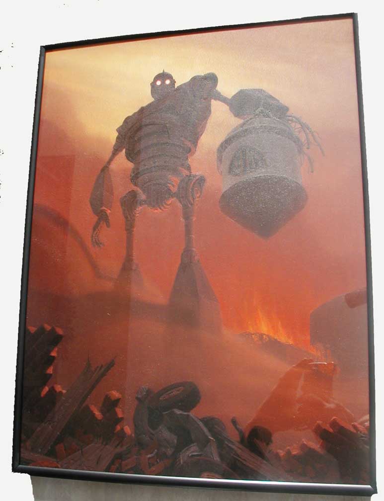 773x1008 Ultimate Iron Giant - Iron Giant Painting