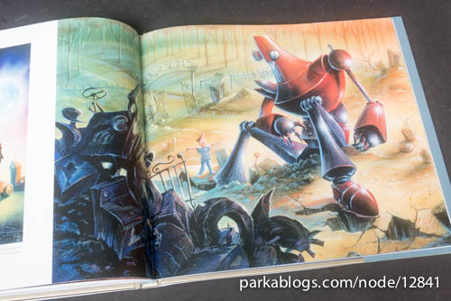 500x334 Book Review The Art Of The Iron Giant Parka Blogs - Iron Giant Painting