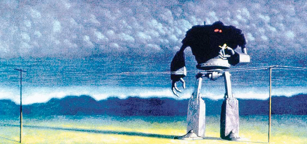 1033x484 Cool Stuff The Art Of The Iron Giant Book, Coming In August - Iron Giant Painting