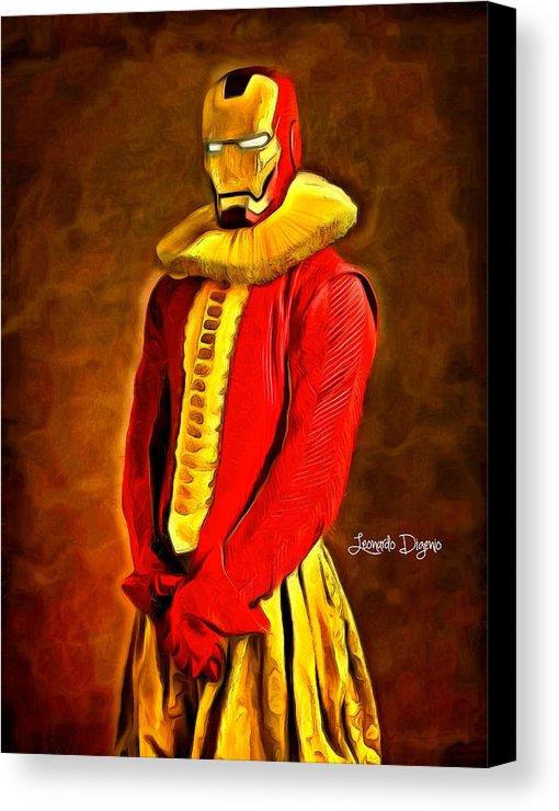 510x740 Middle Ages Iron Man Canvas Print Canvas Art By Leonardo Digenio - Iron Man Canvas Painting