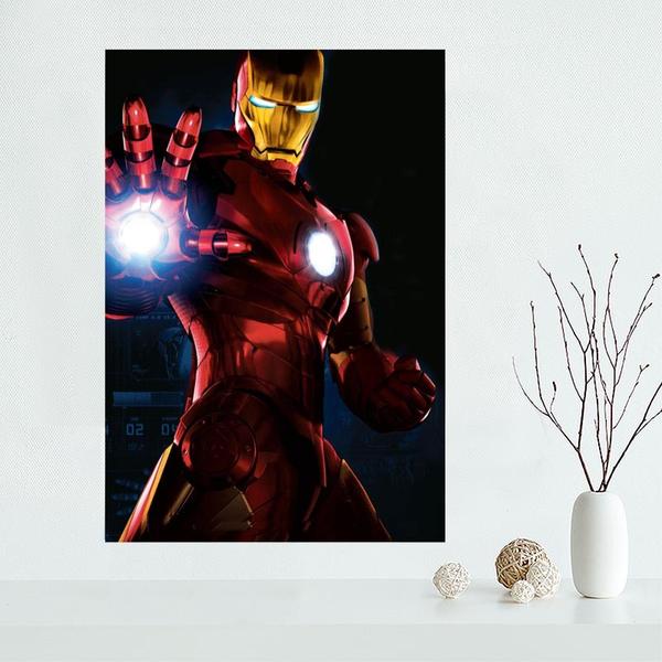 Iron Man Canvas Painting at PaintingValley.com | Explore collection of ...