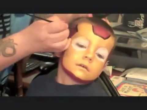 480x360 Iron Man Face Painting Marvelous Masks Chicago Face Painter - Iron Man Face Painting