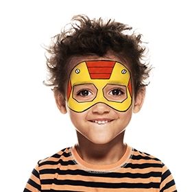 280x280 Iron Man Face Painting Images Ideas Before Face Painting - Iron Man Face Painting
