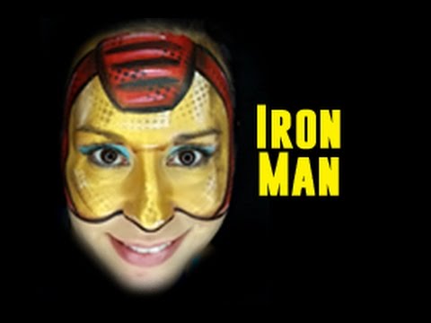480x360 Iron Man Face Painting Tutorial Featuring Mikim Fx - Iron Man Face Painting