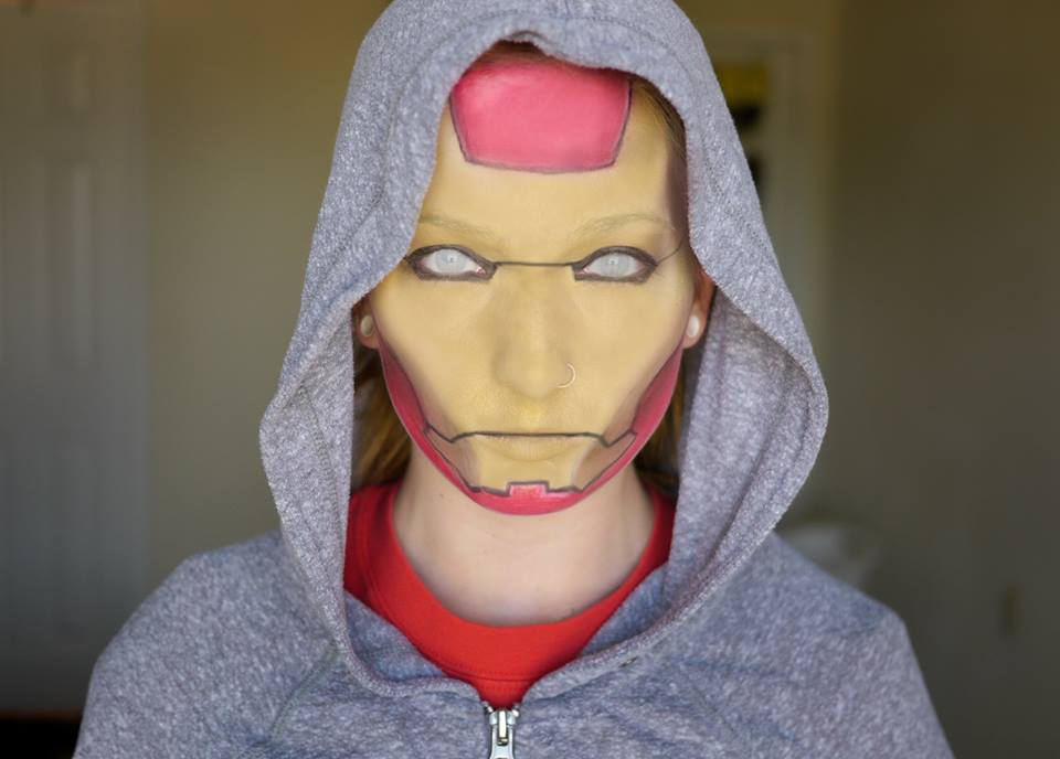960x688 My Iron Man Face Paint - Iron Man Face Painting