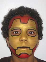 194x259 Iron Man Face Paint Face Painting - Iron Man Face Painting