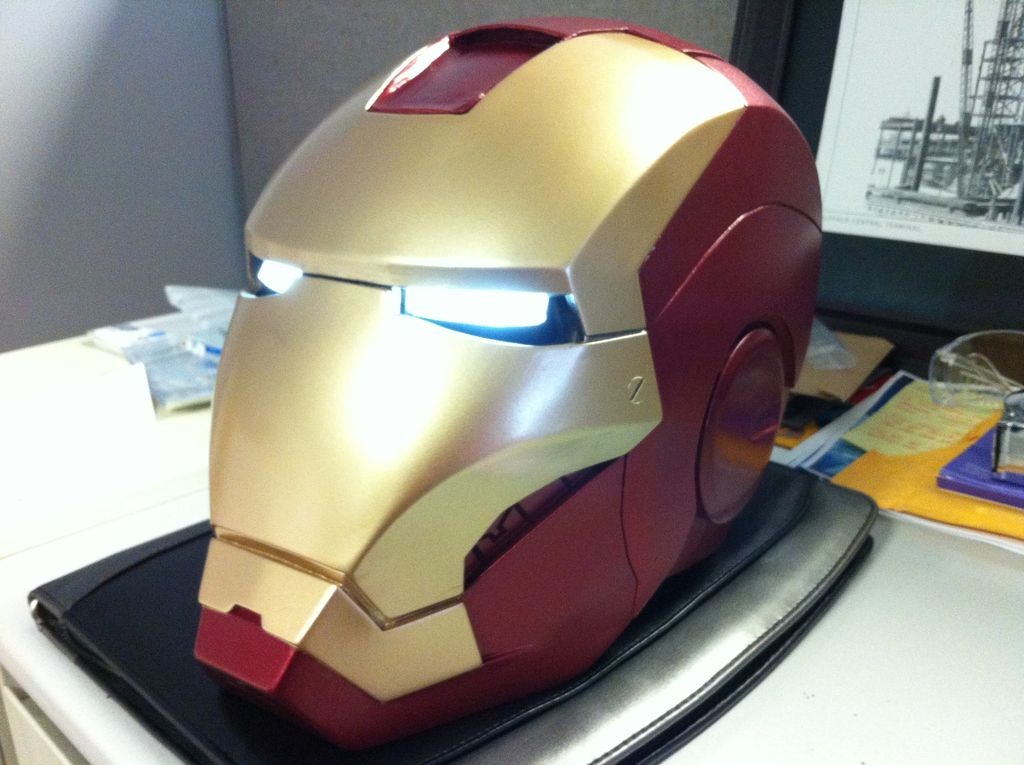 1024x765 Top 10 3d Printed Helmet Cosplay Props - Iron Man Mask Painting