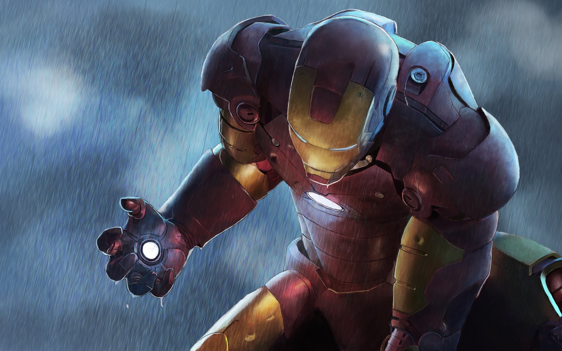 1920x1200 Speed Painting Iron Man (The Avengers) - Iron Man Painting