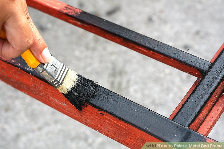 728x485 How To Paint A Metal Bed Frame (With Pictures) - Iron Painting