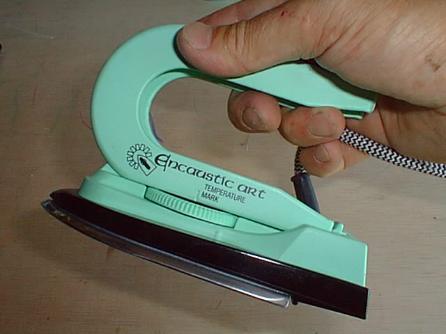 640x480 Encaustic Art Painting Iron - Iron Painting