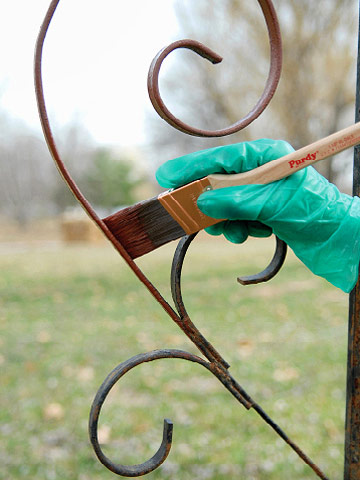 360x480 Exterior Rust Inhibiting Metal Acrylic Latex Paint.painting Iron - Iron Painting