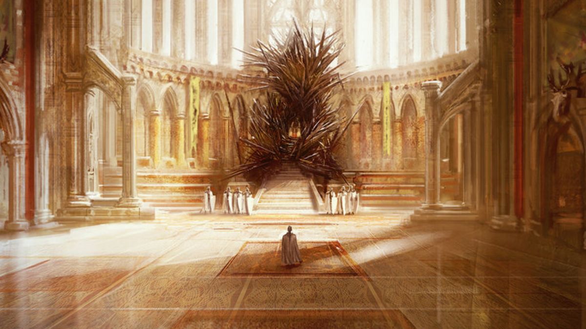 1200x675 George R.r. Martin This Is What The Iron Throne Really Looks Like - Iron Throne Painting