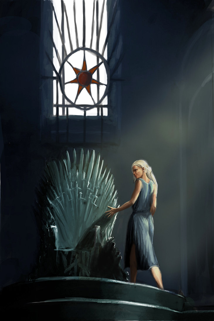 730x1095 Iron Throne By Yinetyang - Iron Throne Painting