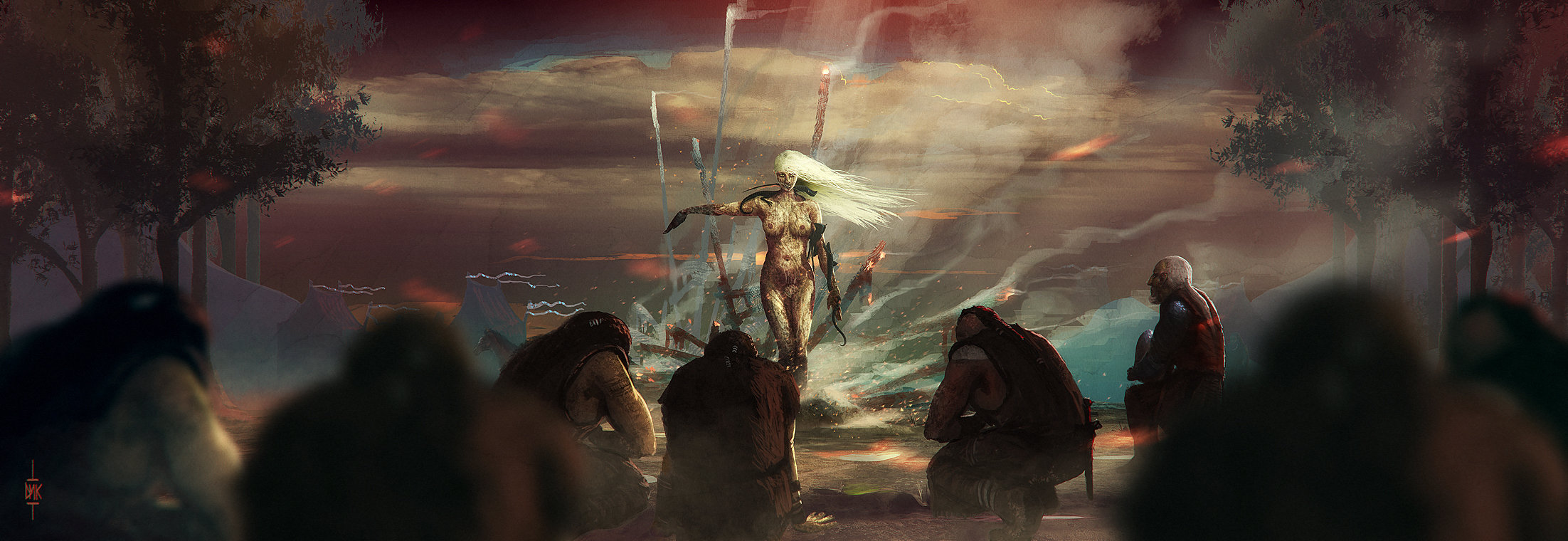 2204x760 Looking For The Iron Throne, Game Of Thrones, 5 By Dumaker - Iron Throne Painting