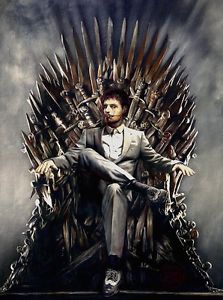 223x300 Superb Rare Original Zen O'Conor Self Portrait Iron Throne - Iron Throne Painting