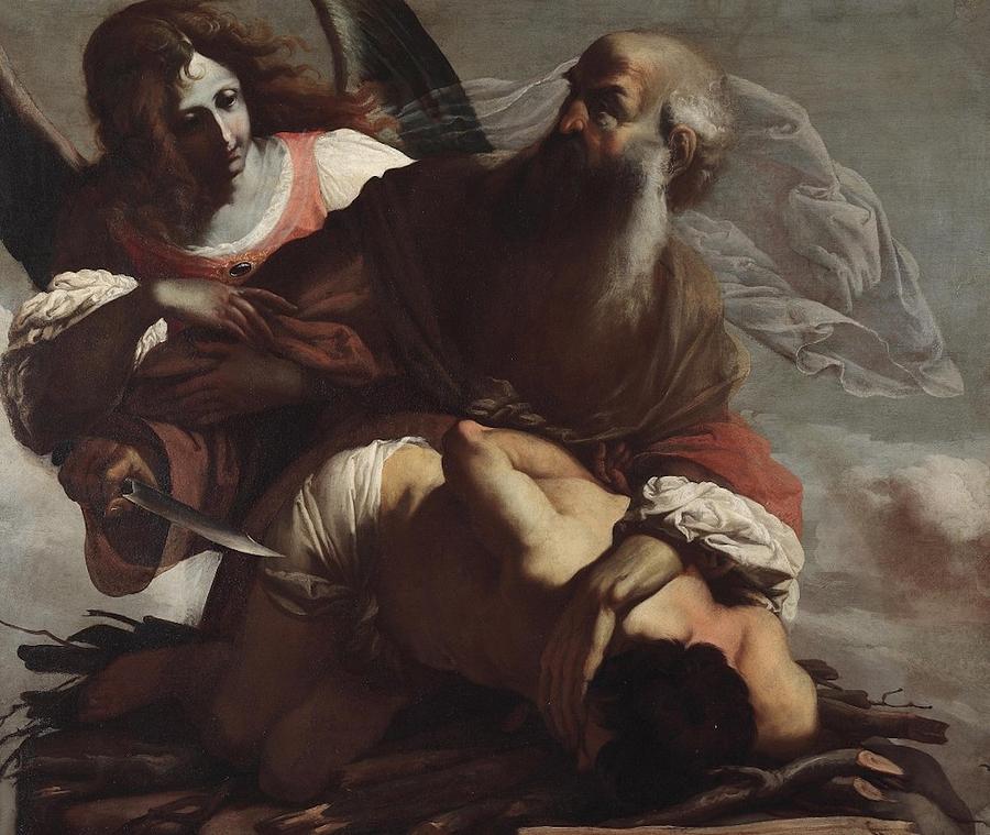 900x759 The Sacrifice Of Isaac Painting By Motionage Designs - Isaac Painting