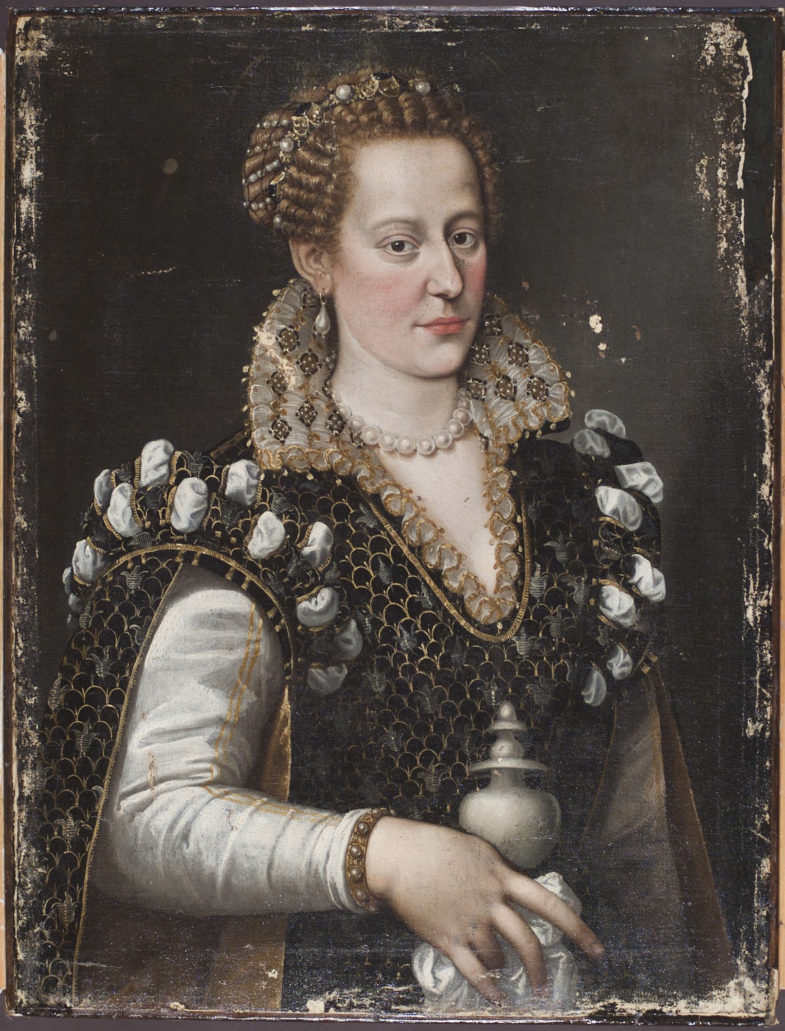 1613x2117 Isabella De' Medici After Cleaning And Overpaint Removal - Isabella Painting