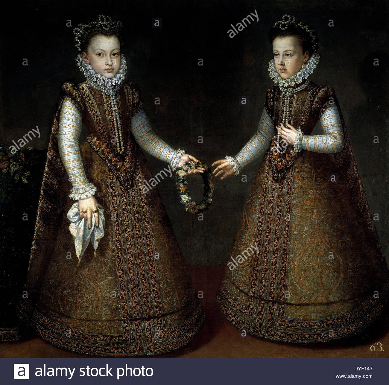 1300x1287 Painting By Alonso Coello Isabella Clara Eugenia - Isabella Painting