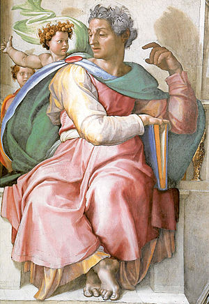 300x436 Prophet Isaiah (Michelangelo) - Isaiah Painting