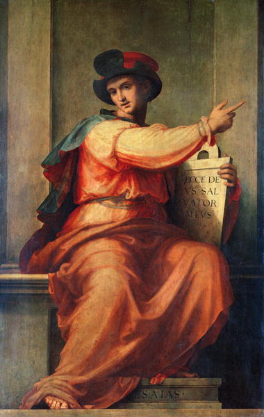 380x600 Prophet Isaiah Painting Fra Bartolommeo Oil Paintings - Isaiah Painting