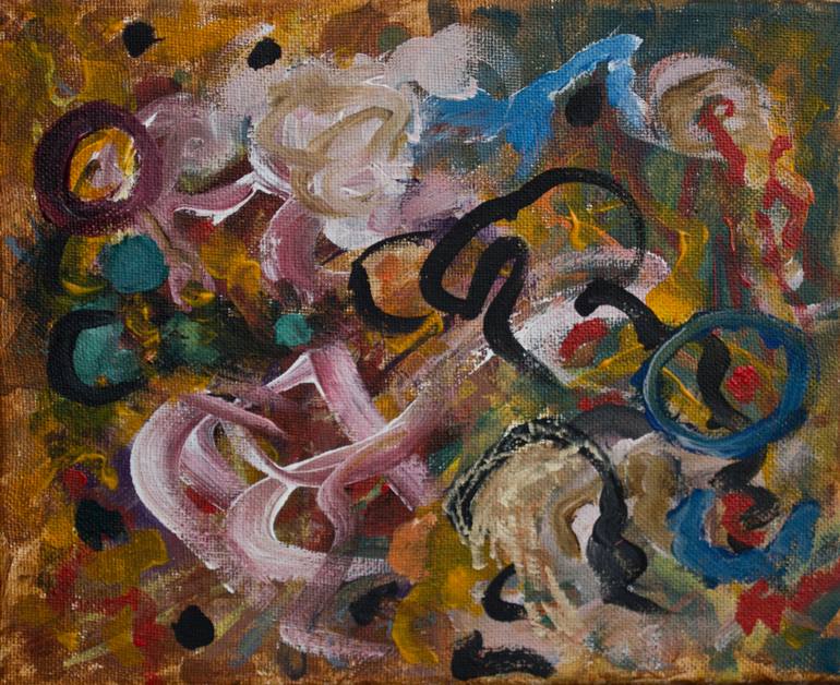 770x628 Saatchi Art Uptown. Modern Acrylic Abstract Painting Painting By - Isaiah Painting