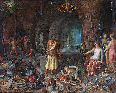 450x361 The Prophecy Of Isaiah Jan Bruegel The Elder Painting - Isaiah Painting