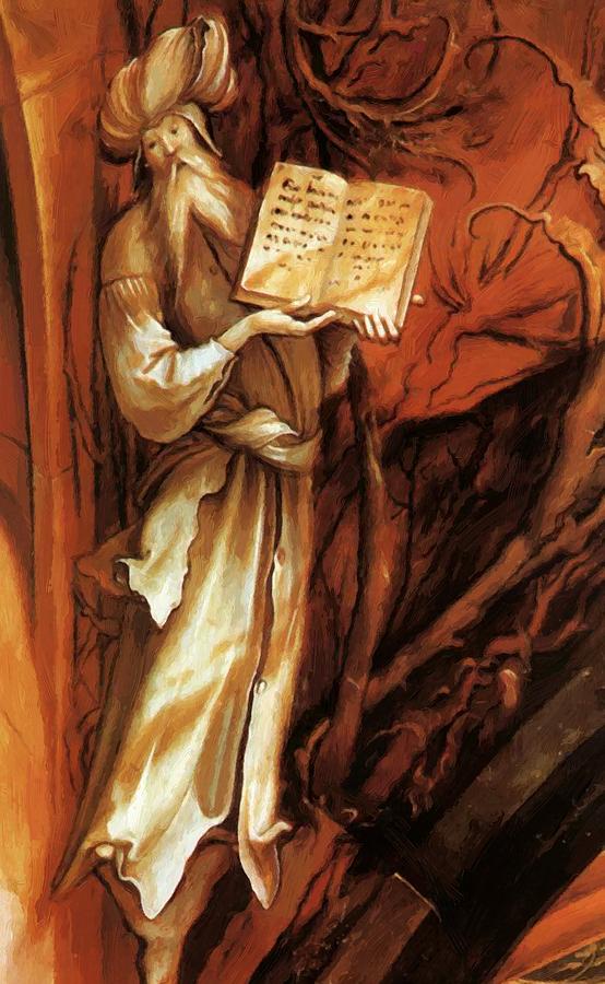 554x900 The Prophet Isaiah Detail From The Isenheim Altarpiece Painting By - Isaiah Painting