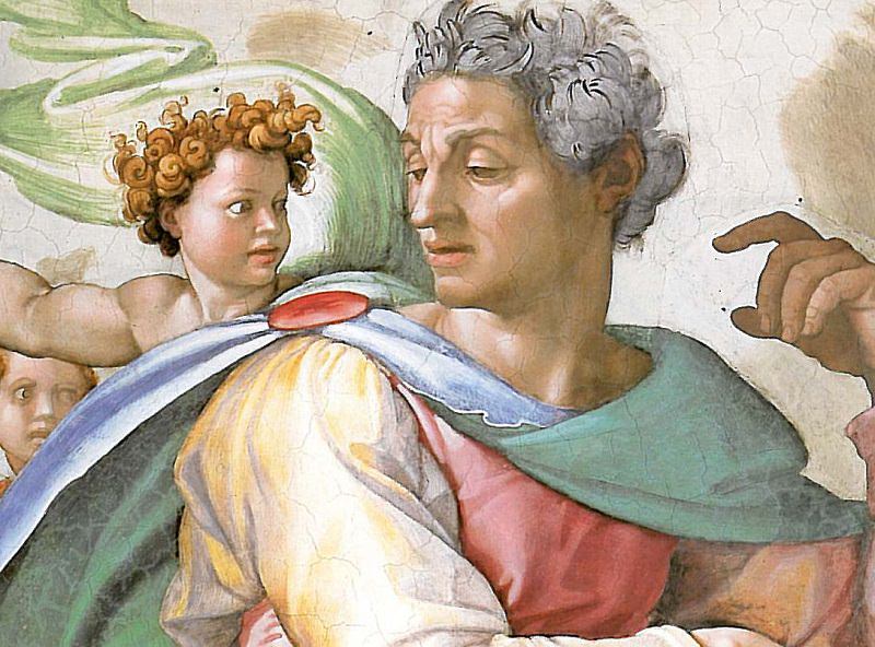 800x592 Isaiah, By Michelangelo - Isaiah Painting